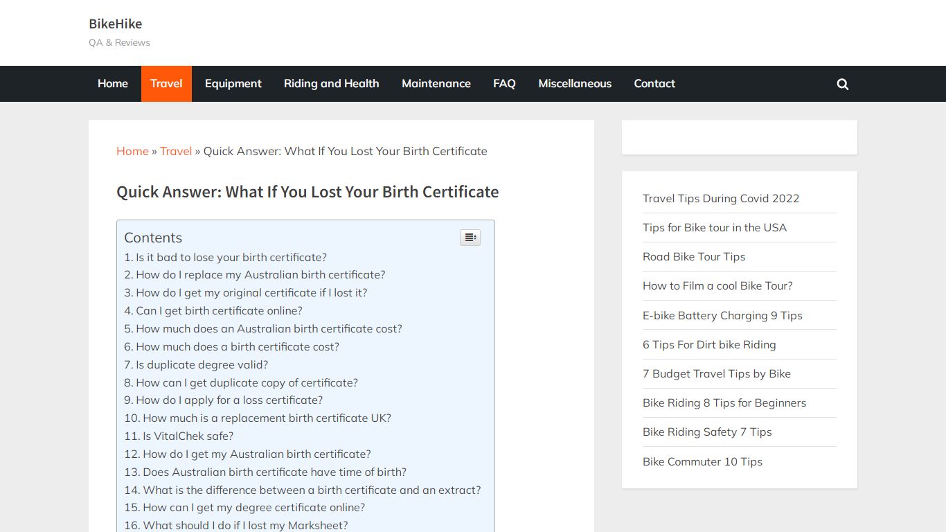 Quick Answer: What If You Lost Your Birth Certificate